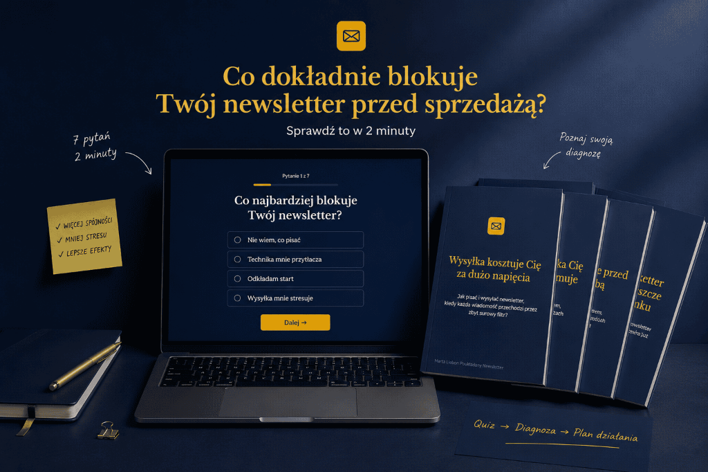 Quiz diagnostyczny dla Twojego newslettera